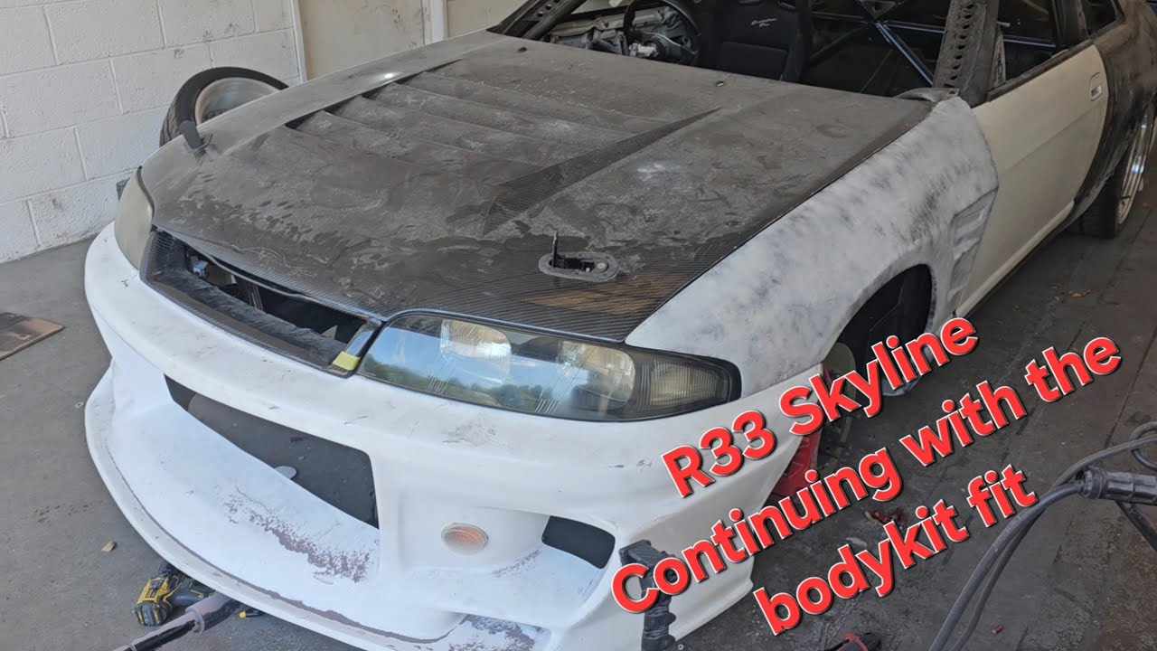 R33 Skyline Bodykit is almost gapped and ready for the next stages at JM Details