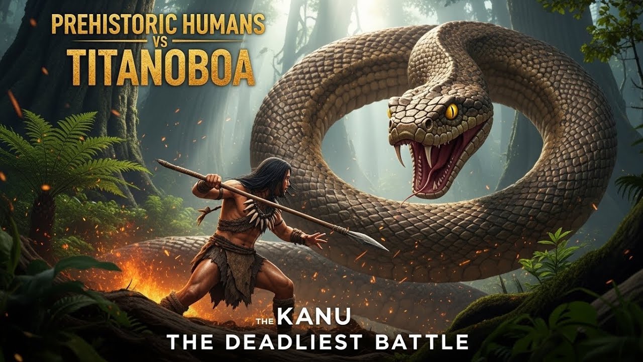 Prehistoric Humans vs Titanoboa: The Deadliest Battle in Ancient History