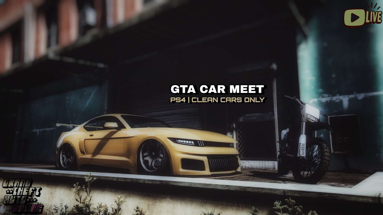 Good Vibes In a GTA 5 Car Meet | PS4/5 | Anyone Can Join