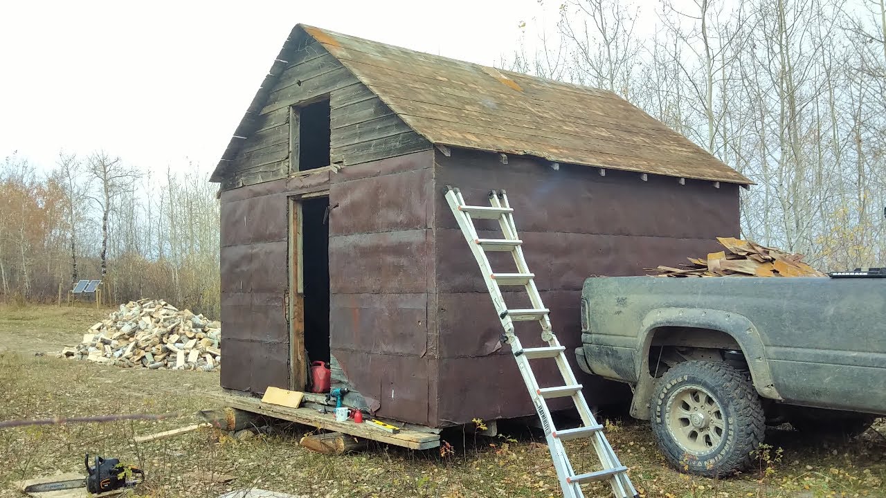 Offgrid Workshop Project Pt. 1 - My New Workshop, the Restoration Begins!