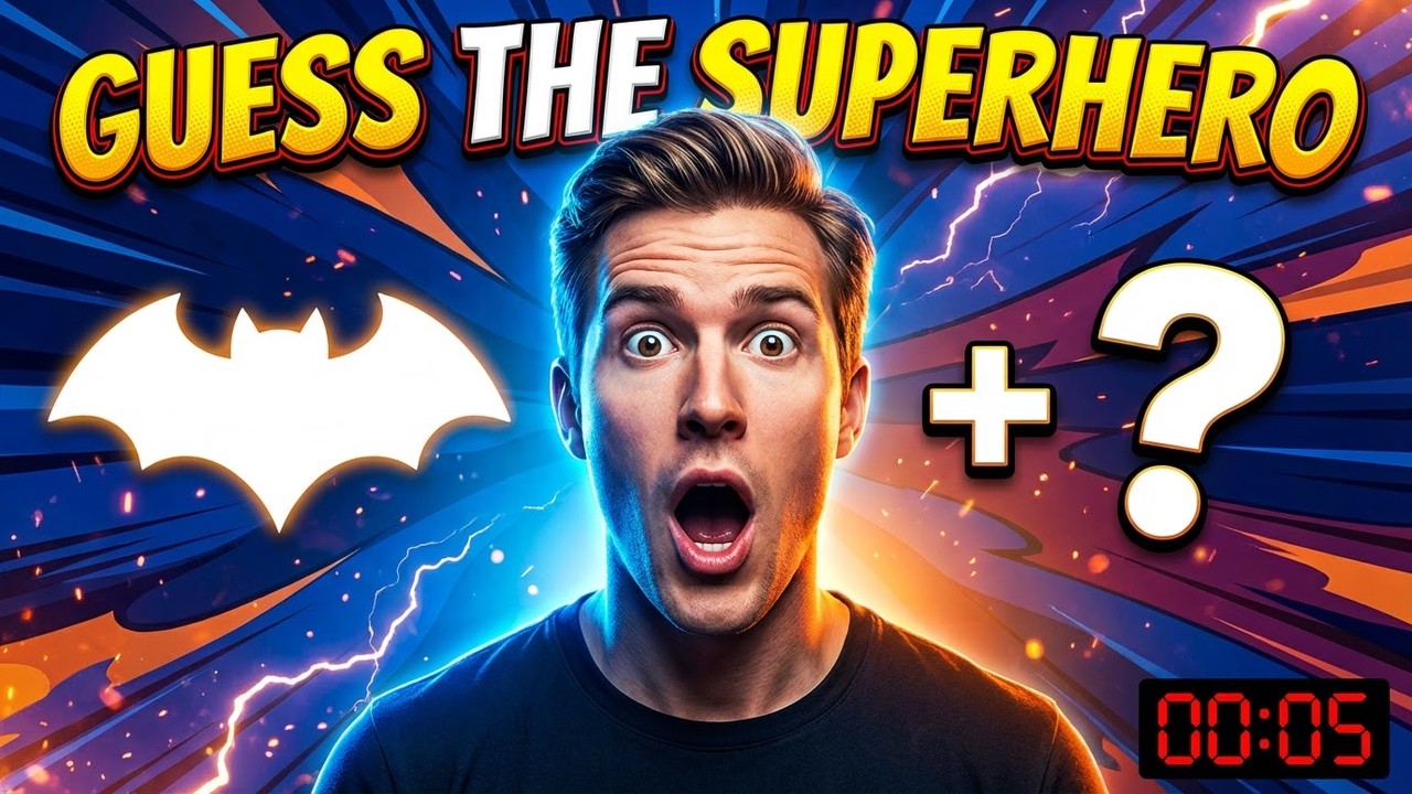 Most People Fail This Superhero Emoji Quiz! 🕷️💥