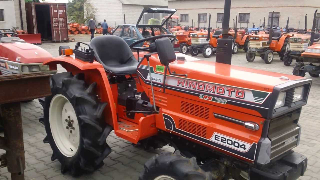 HINOMOTO E2004 - 20KM Traktor japoński 4x4 . www.akant-ogrody.pl
