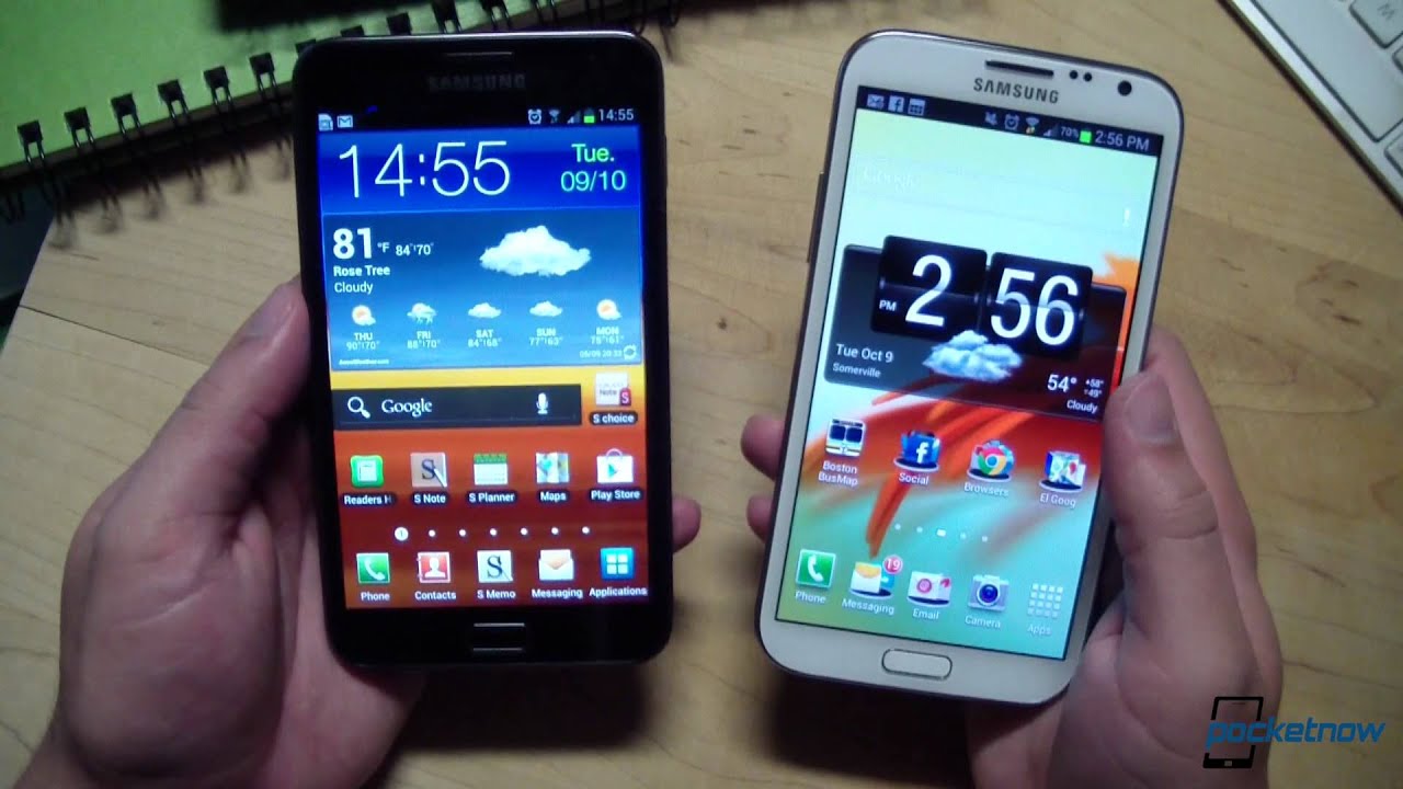 Samsung Galaxy Note II против Samsung Galaxy Note | Pocketnow