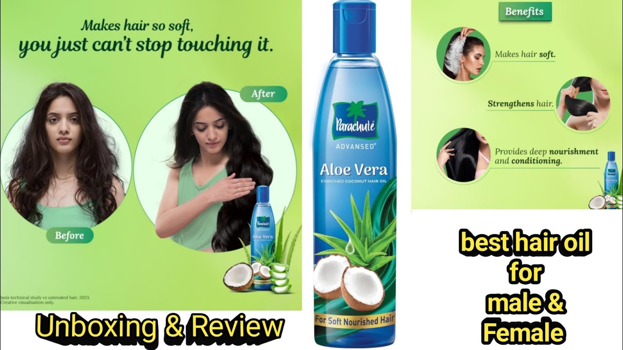 Parachute advance Aloe vera enriched Coconut hair oil | For soft Nourished | Unboxing and Review