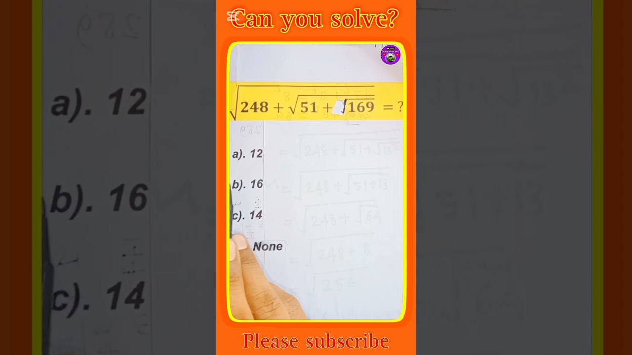 Can you solve this sum? 