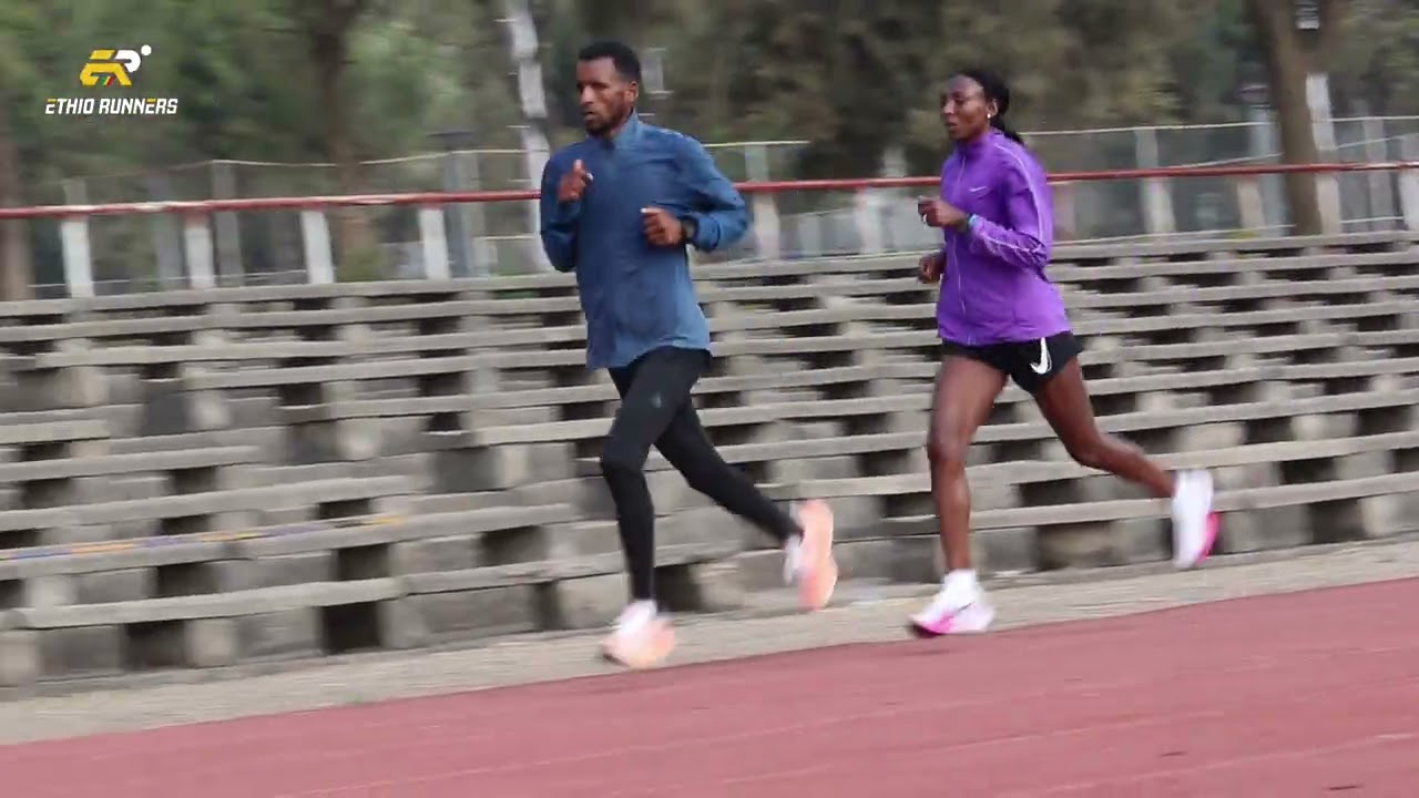 Miss abeba aregawi on training 🔥