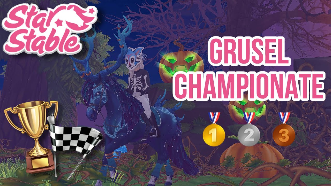 ICH reite CHAMPIONATE mit meinen HALLOWEEN PFERDEN👻🎃 // Star Stable Online