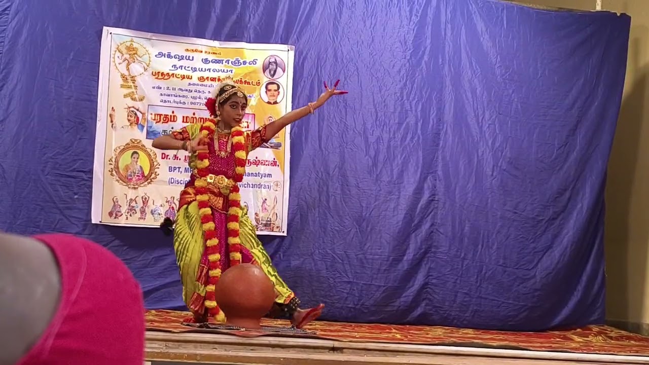 My stage performance in #Rani sangupathi mahal #bharathamdancer #indianculture 25.OCT.2025