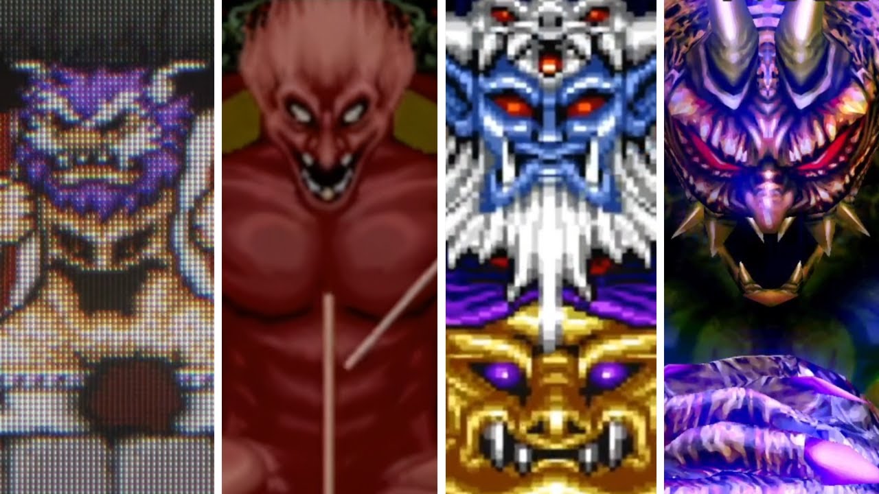 All Ghosts 'n Goblins Mainline Final Boss Fights - No Damage & Endings