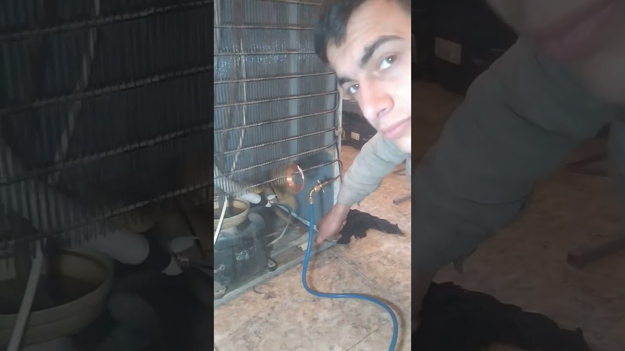 آموزش گاز گیری یخچال