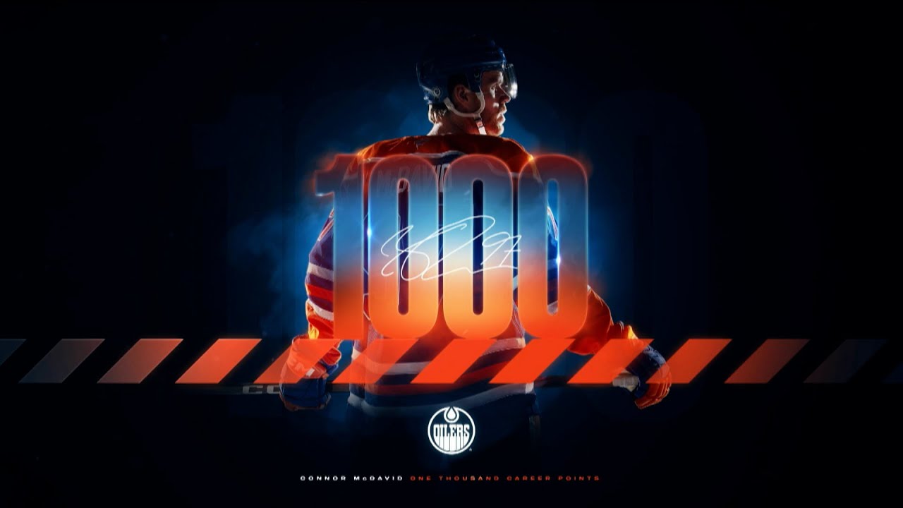 Connor McDavid 1,000 NHL Points Ceremony