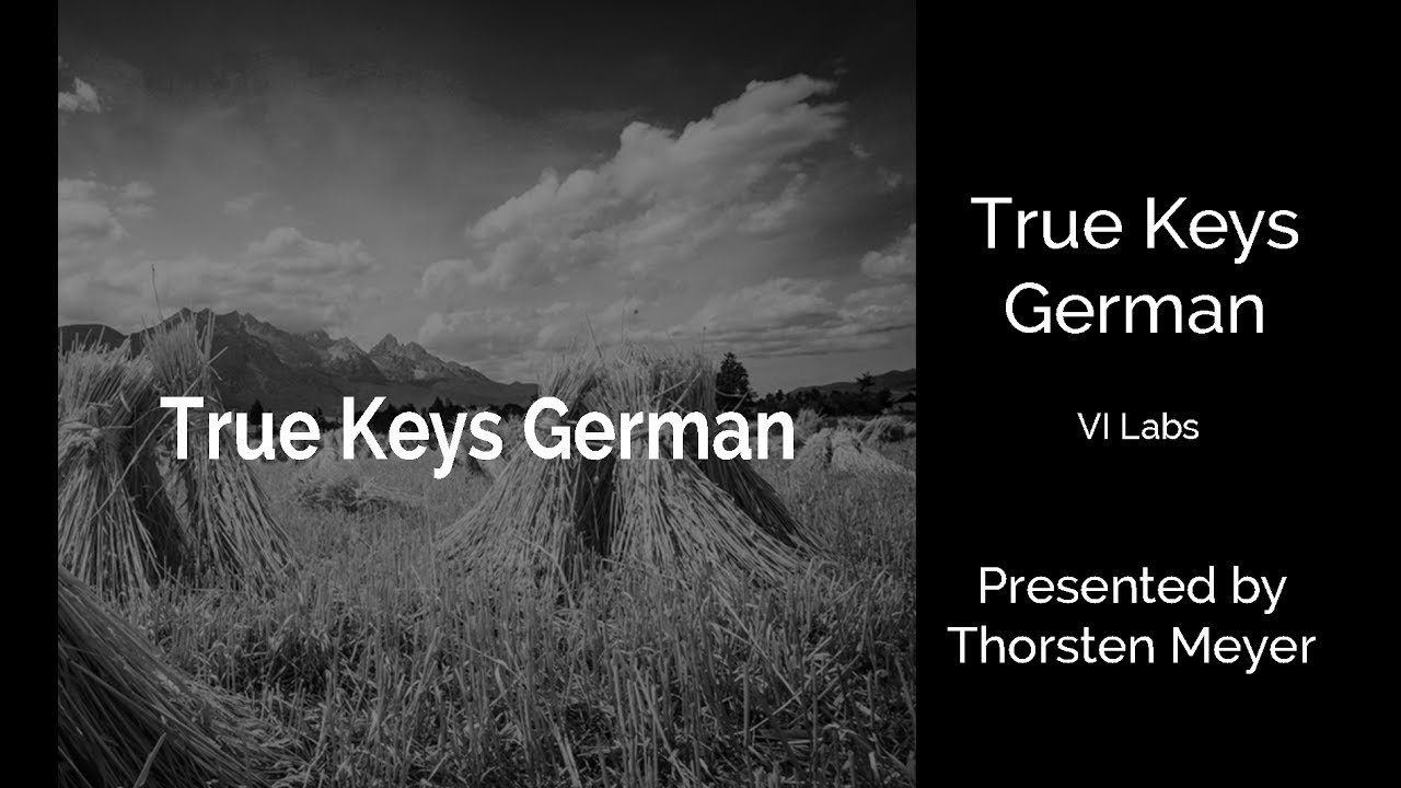 True Keys German by VI Labs Improvisation