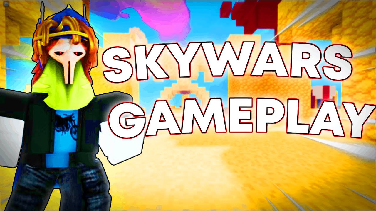 TRYHARD SKYWARS GAMEPLAY! (Roblox Bedwars) 😱🔥🎉🏆