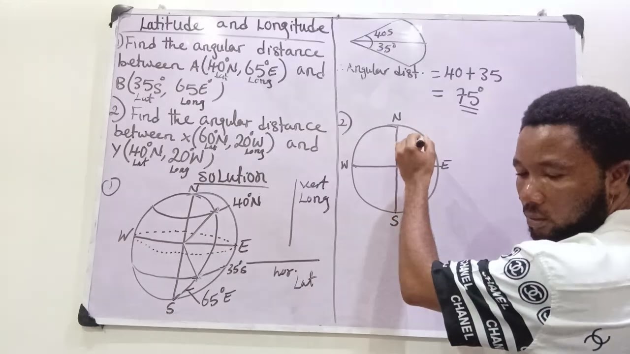Latitude & Longitude (Angular Distance on Earth)