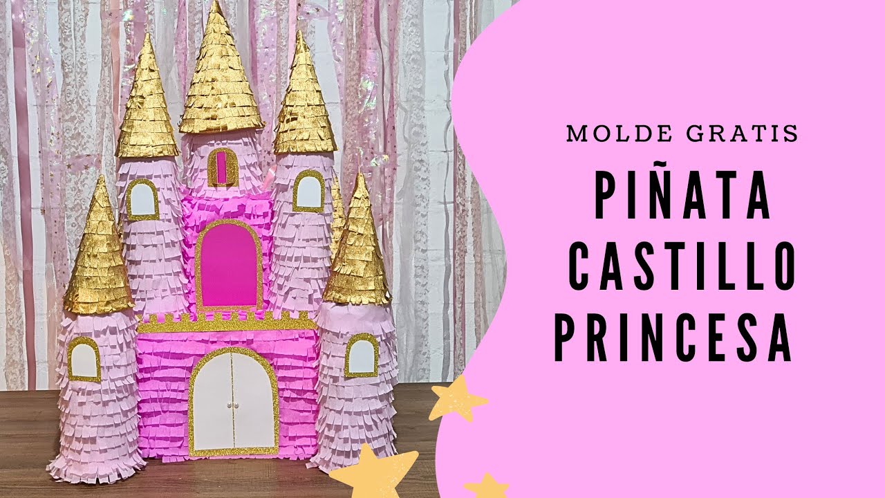 PIÑATA CASTILLO PRINCESAS en 3D