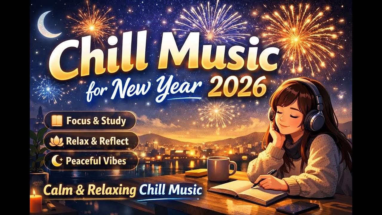 Chill Music for New Year 2026 🎆 Calm & Relaxing Chill Music for Focus, Study & Peaceful Moments