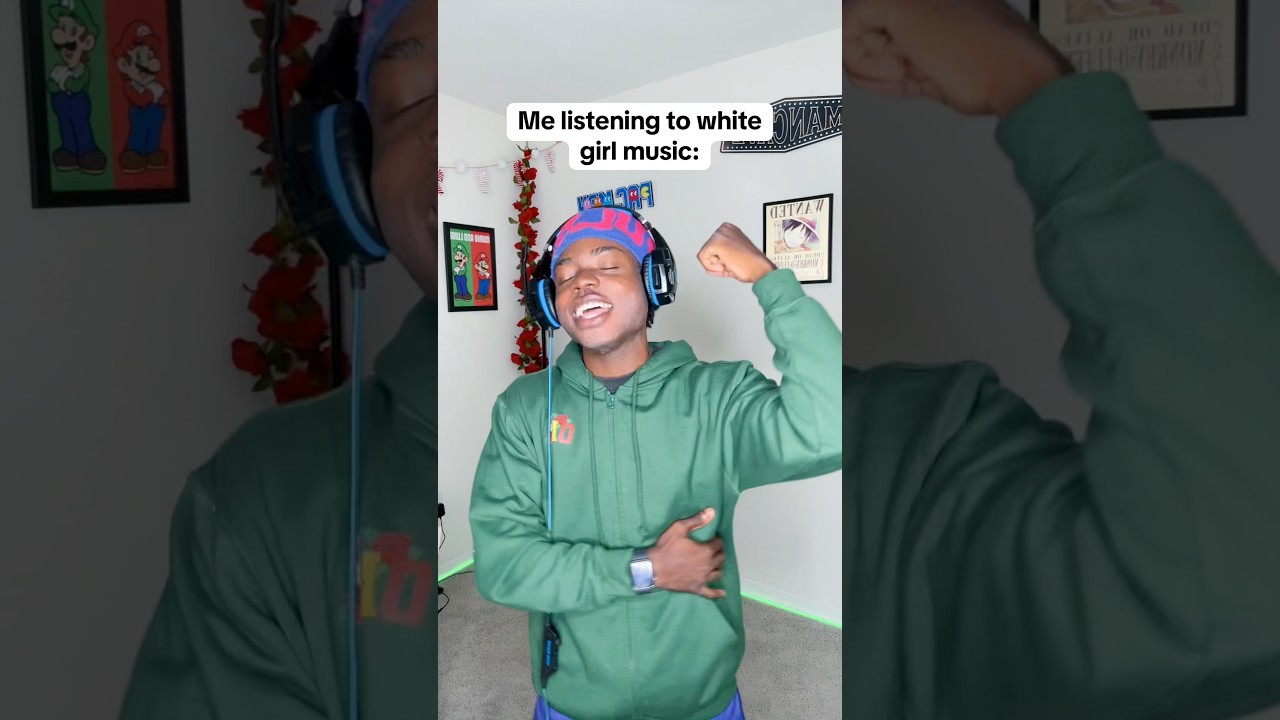 When you listen to white girl music 😂