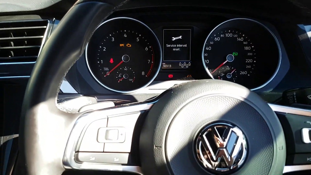 Volkswagen Tiguan 2016-2019 Сброс сервисного обслуживания