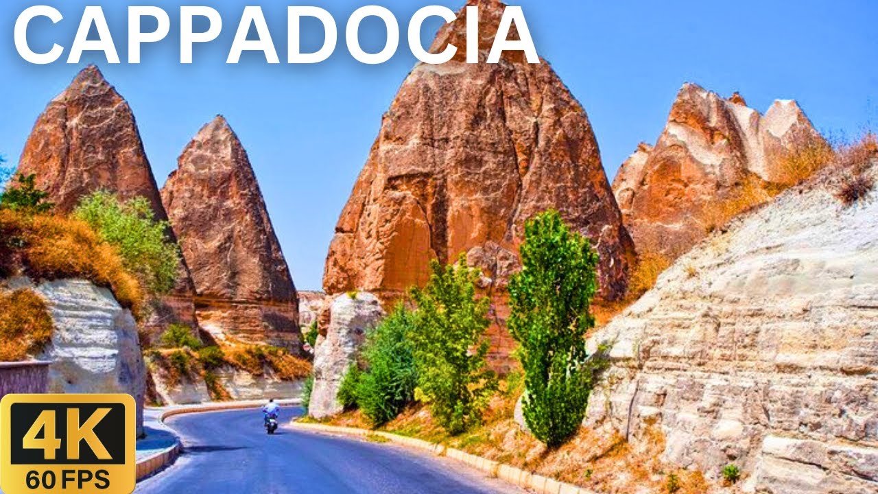 Scenic Drive 4K: CAPPADOCIA Turkey (Türkiye) 🇹🇷 | Picturesque Tour 🌄