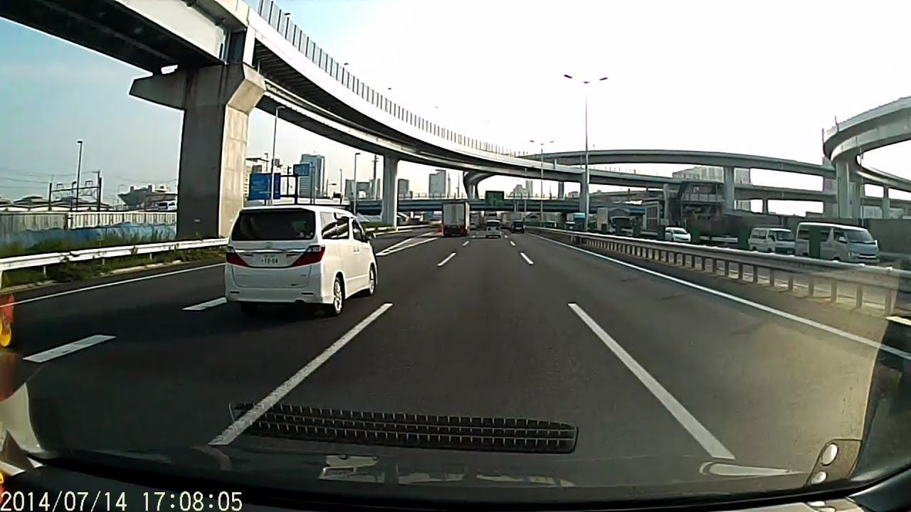 東京ディズニーリゾートから首都高→東名高速（２倍速、音声なし）