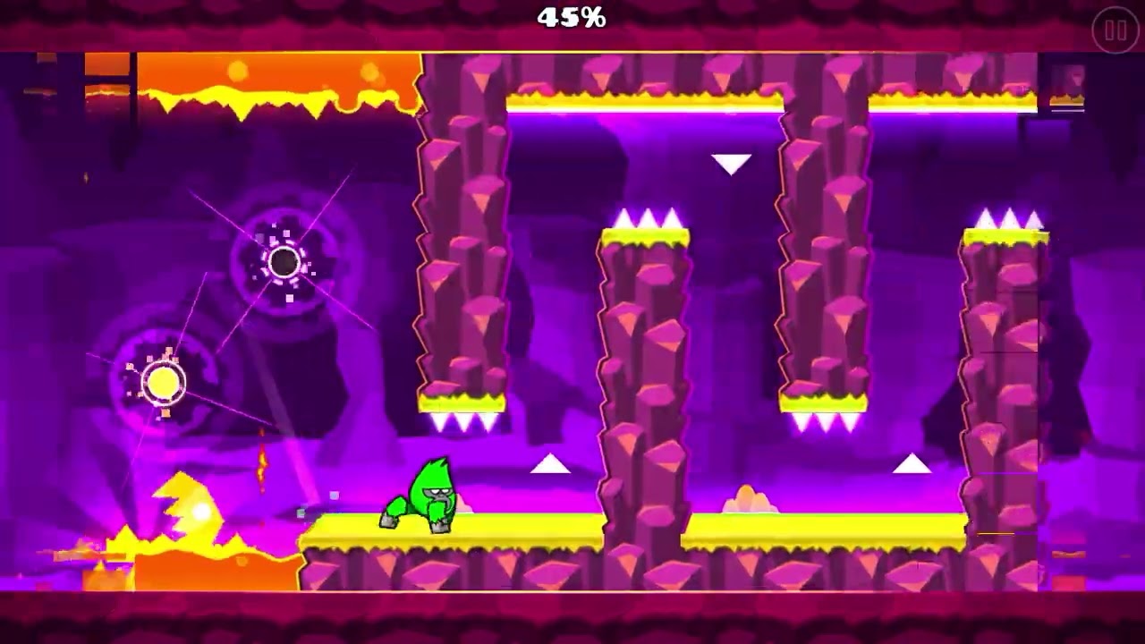 Jugando Geometry dash