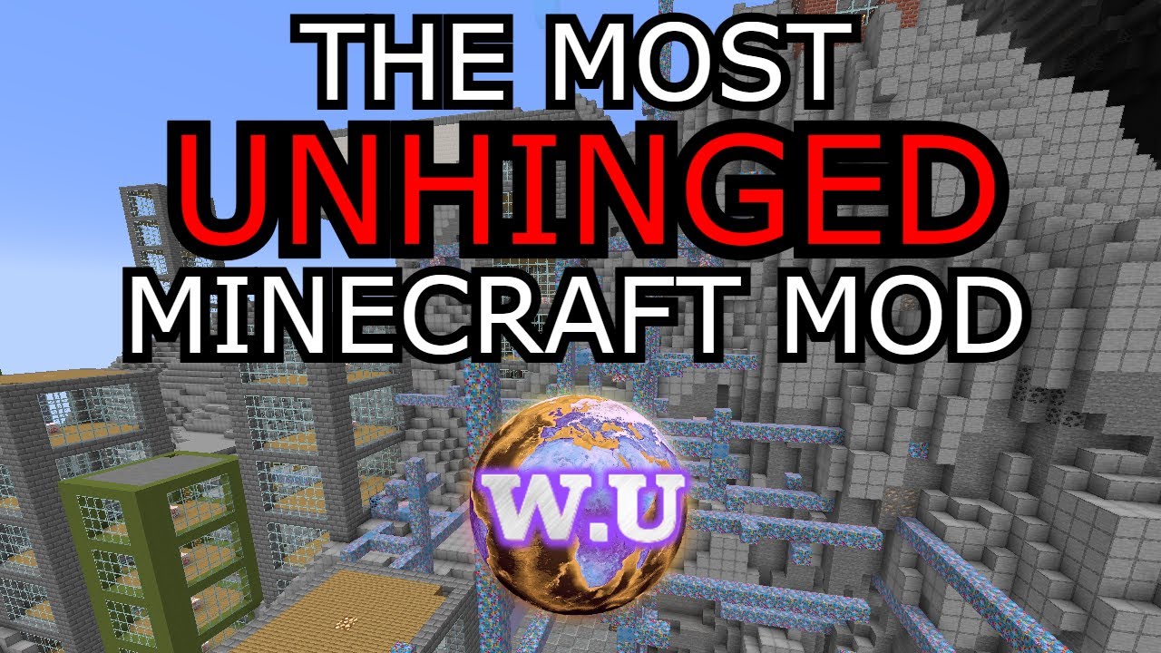 Playing The Most UNHINGED Minecraft Mod...