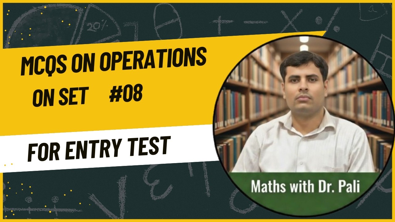 MCQs on Operations of Set