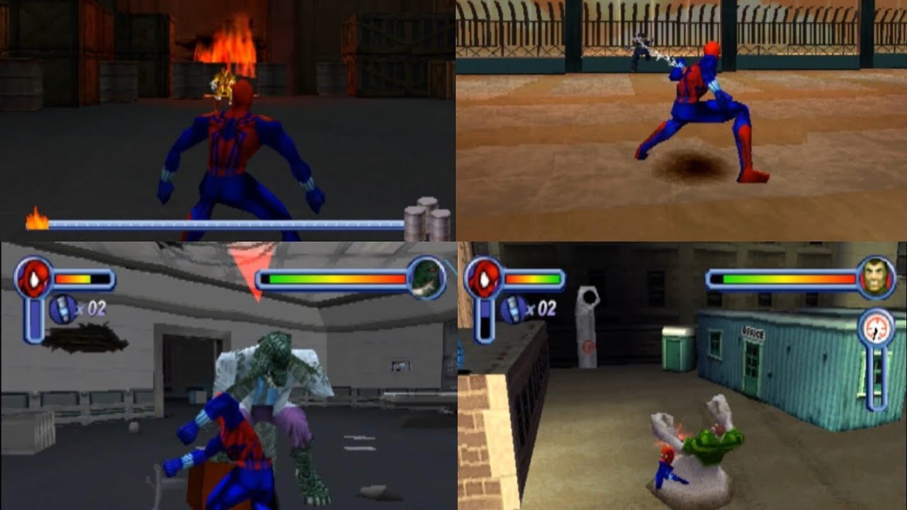 Venciendo Algunos Jefes Con El Otro Traje De Ben Reilly Spiderman 2 Enter Electro PS1