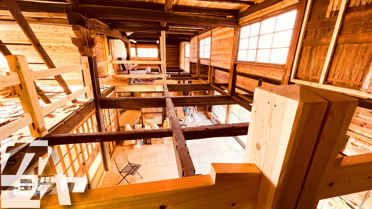 【出張カジヤ#13】古民家の吹き抜け完成