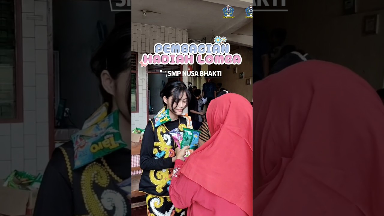 Pembagian Hadiah Lomba Fashion Show - SMP NUSA BHAKTI. #sekolahswastagratis #sekolahgratis #semarang