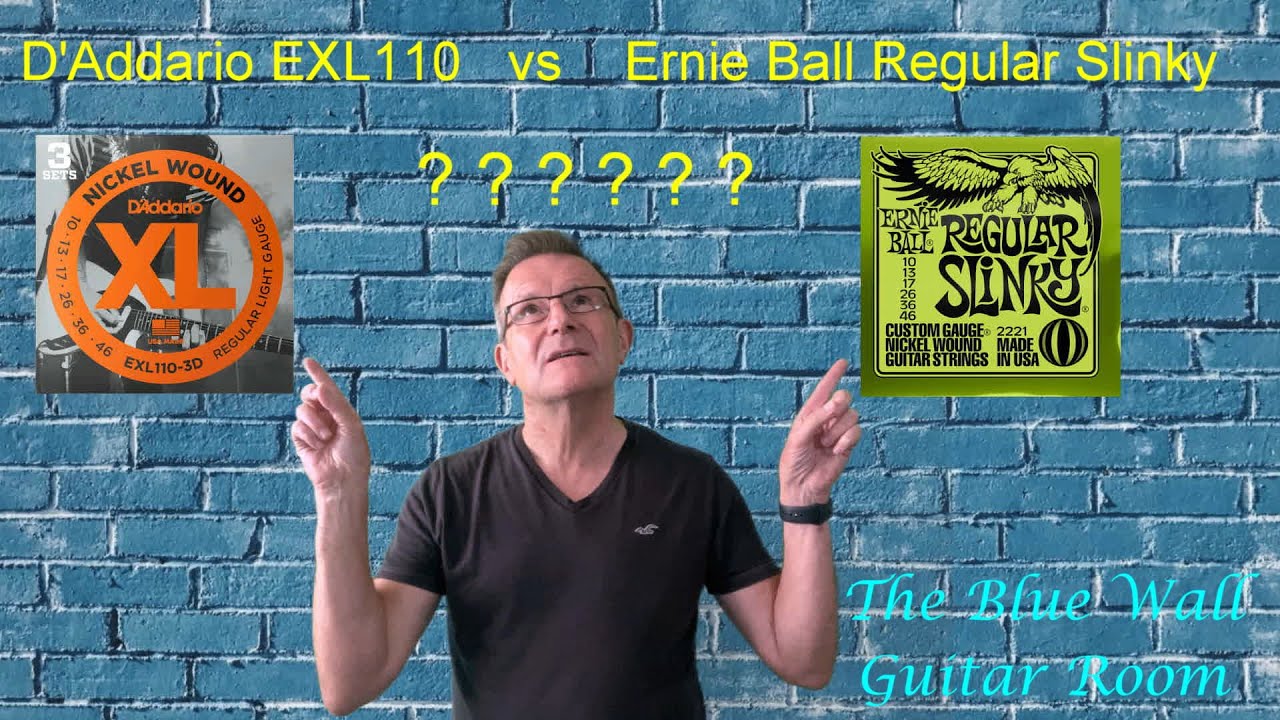 D'Addario EXL 110 vs Ernie Ball Regular Slinky Strings