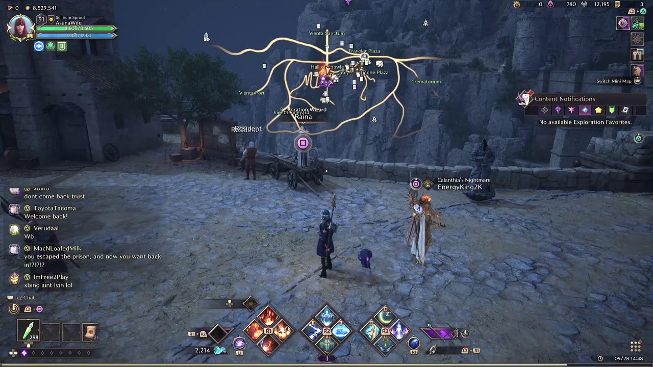 Throne an liberty side quests
