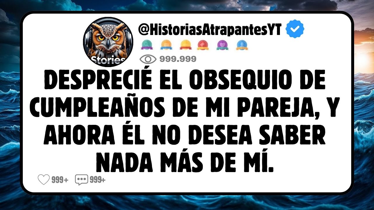 Desprecié el regalo de mi pareja y ahora él no quiere saber nada más de mí.