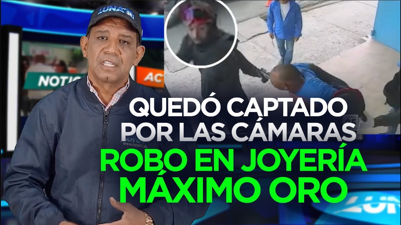 Delincuentes SE METEN A ROBAR A JOYERÍA MÁXIMO ORO, mira todo lo que se llevaron