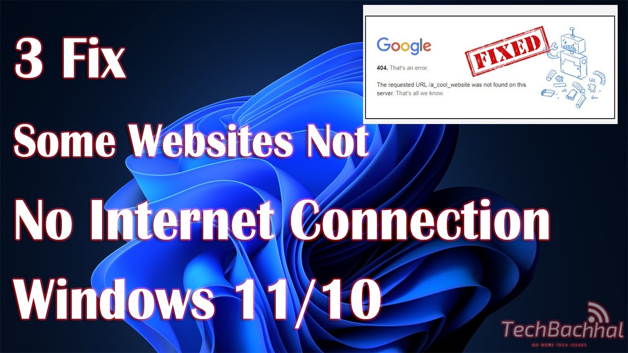 Some Websites Not Opening in Any Browser Windows 11 - How to Fix