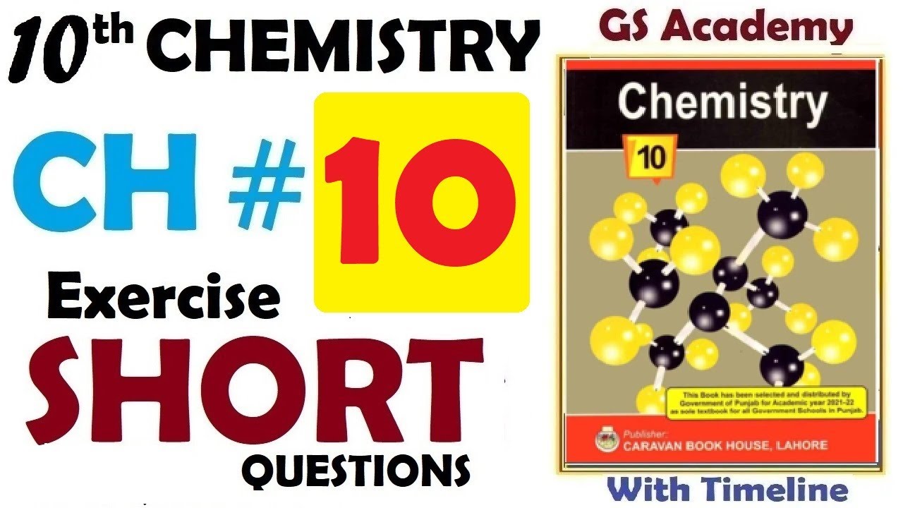 Exercise Short Questions, Chapter 10,  Acid Bases & Salts, Class 10, Chemistry, GS Academy