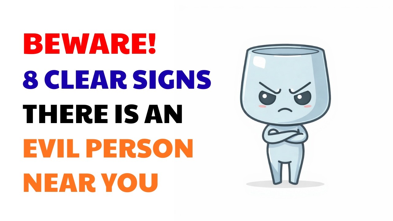 Beware! 8 Clear Signs There Is An Evil Person Near You