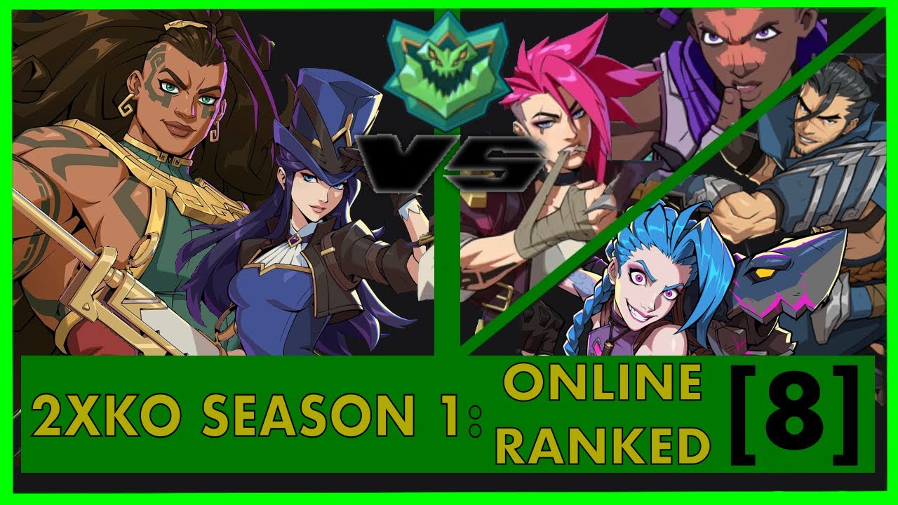 2XKO (Season 1) - Emerald Ranked Matches - Caitlyn/Illaoi [8]