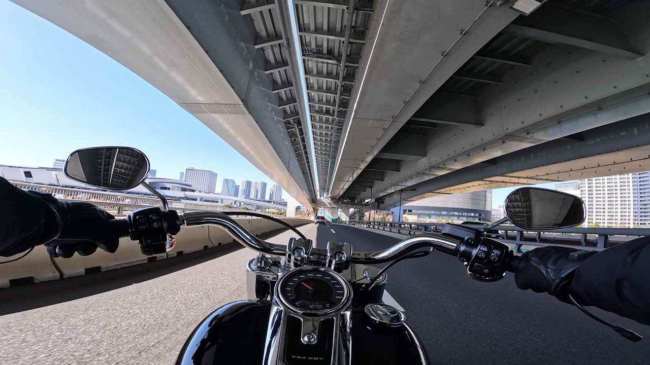 Harley Davidson Fat Boy Midday Ride 3 | Pure Engine Sound