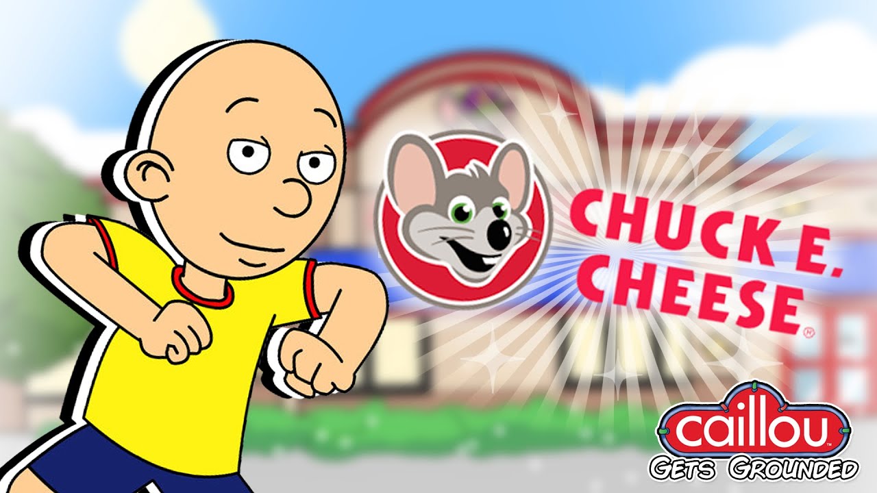 Caillou Gets Grounded | Caillou Goes To Chuck E.Cheese