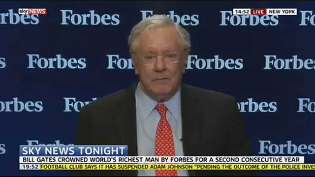 Steve Forbes Welcomes More Billionaires Onto Rich List