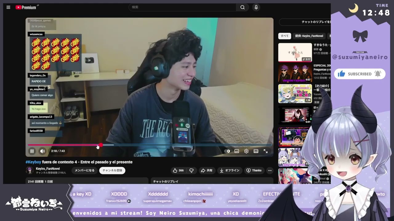 #neiro reacciona a Keyboy fuera de contexto 4