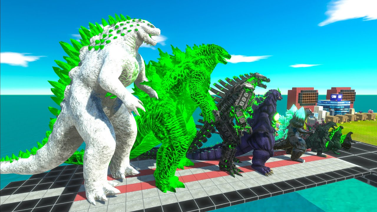 EVOLUTION of SHIMO GODZILLA RADIATION Size Comparison VS Team Shimo + King Ghidorah + Kong Gauntlet