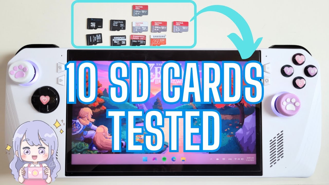 ROG Ally SD card recognition test | Testing 10 micro sd cards on ROG Ally