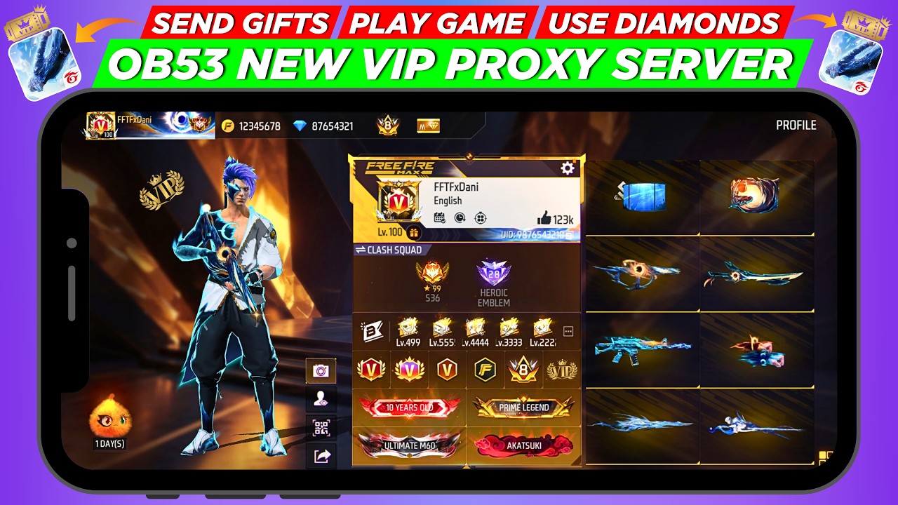 How To Download Free Fire OB 53 New Proxy Server | VIP Proxy Server Free Fire New Update OB53
