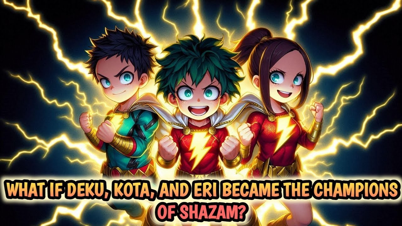 What If Deku, Kota Izumi, and Eri Became the Champions of SHAZAM? |Movie|