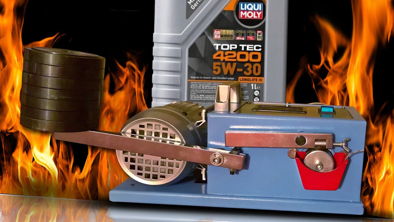Тест моторного масла Liqui Moly Top Tec 4200 5W30 100°C Тестер Piotr