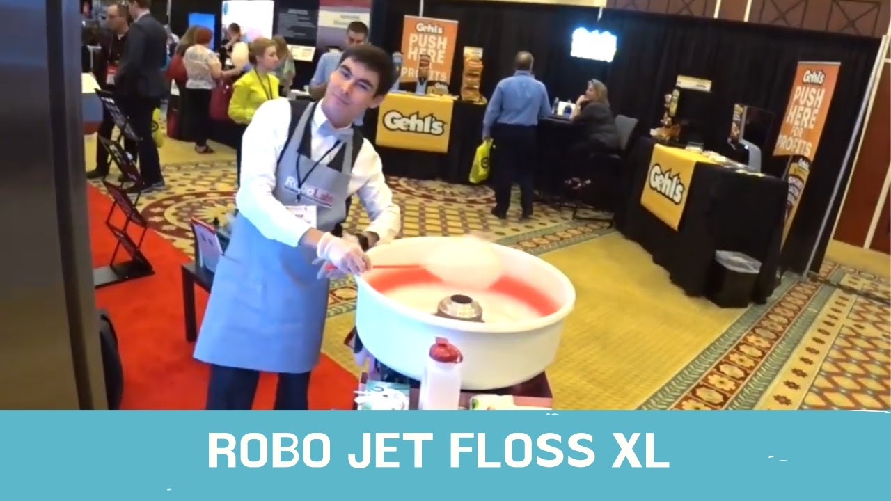 RoboJetFloss XL cotton candy machine