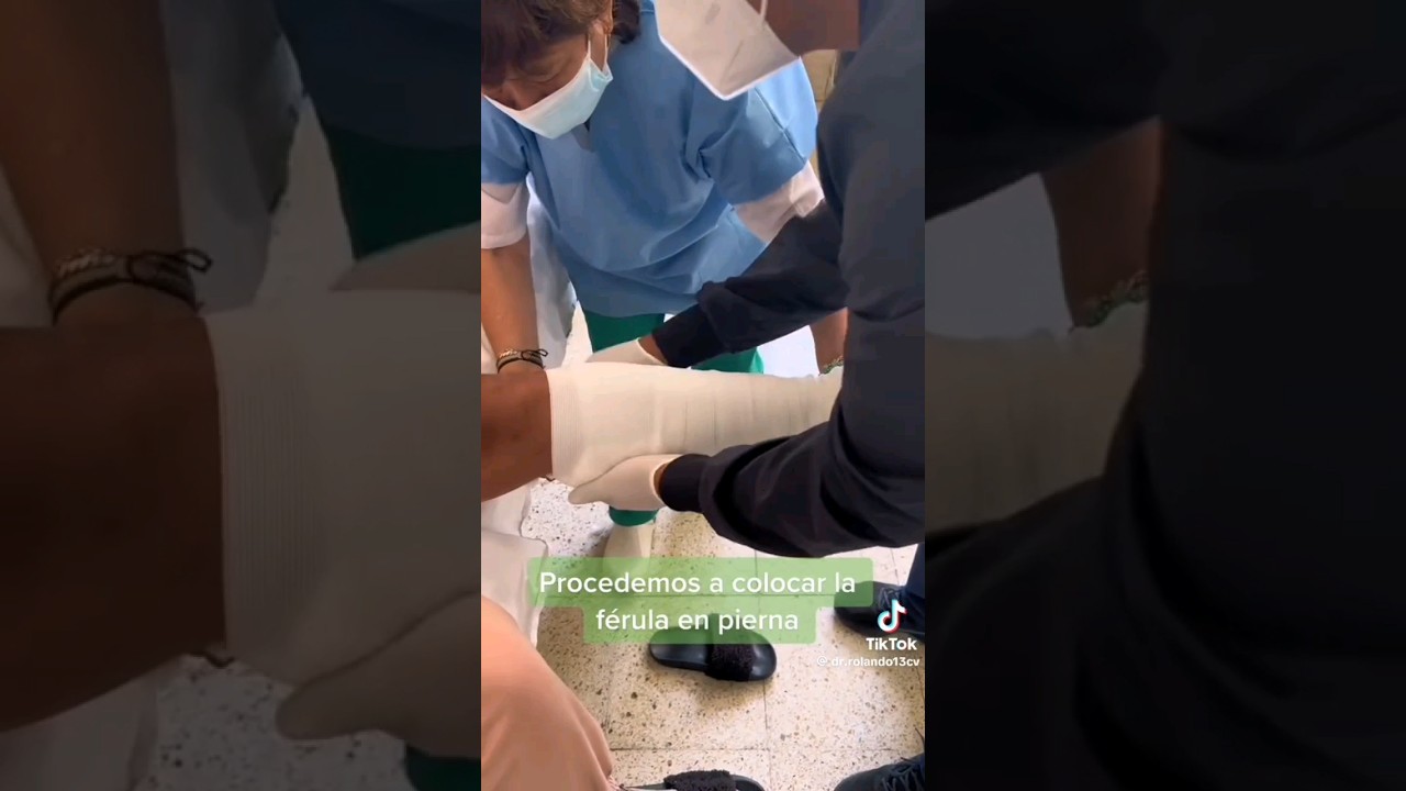 C&oacute;mo realizar una f&eacute;rula de yeso #pacientes #per&uacute; #traumatolog&iacute;a #fracturas