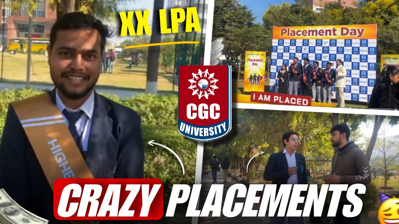 Sabki Placement Ho Gayi 😍 | Placement Day Full Vlog | CGC Jhanjeri (Mohali) Placements